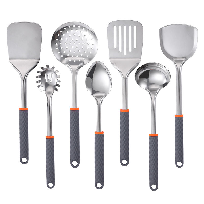 Stainless Steel Silicone Kitchen Utensils Nontoxic Practical
