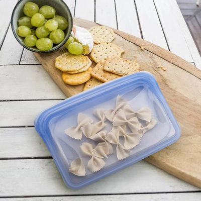 Sacs de cuisine en silicone clair sans BPA, micro-ondes, congélateur, coffre-fort, sacs étanches, couleurs différentes